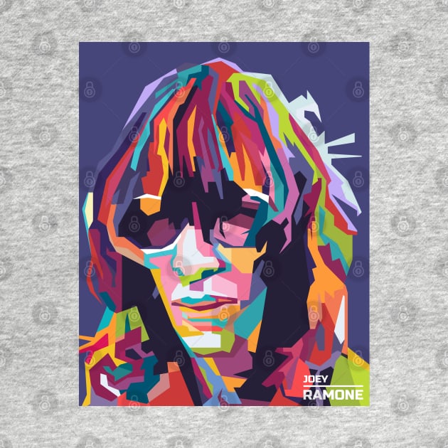 Abstract Joey Ramone in WPAP by smd90